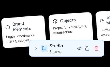 Brand assets library on Hiding Elephant
