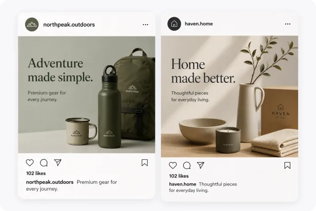 Consistent social media content generated with brand intelligence