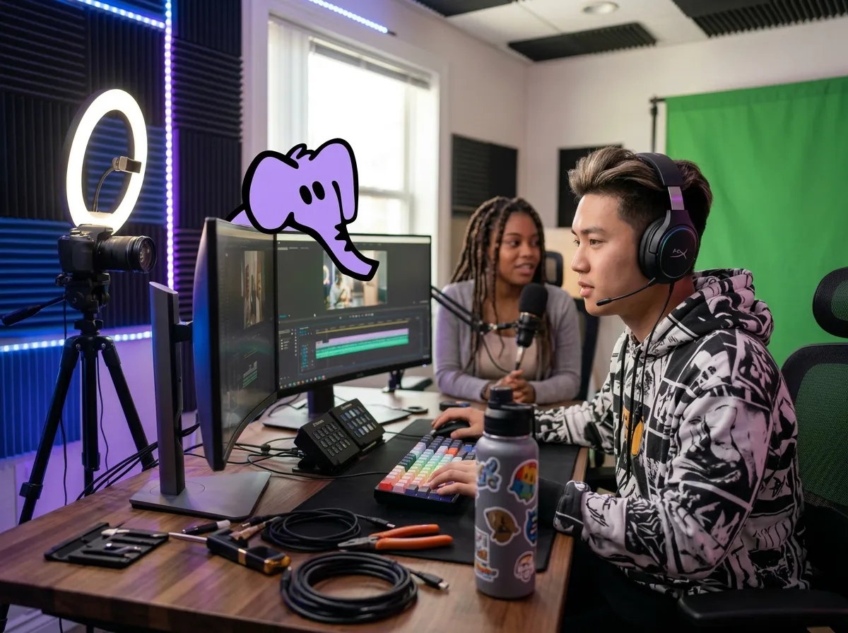 Content creator — artwork for navigation and hub tiles