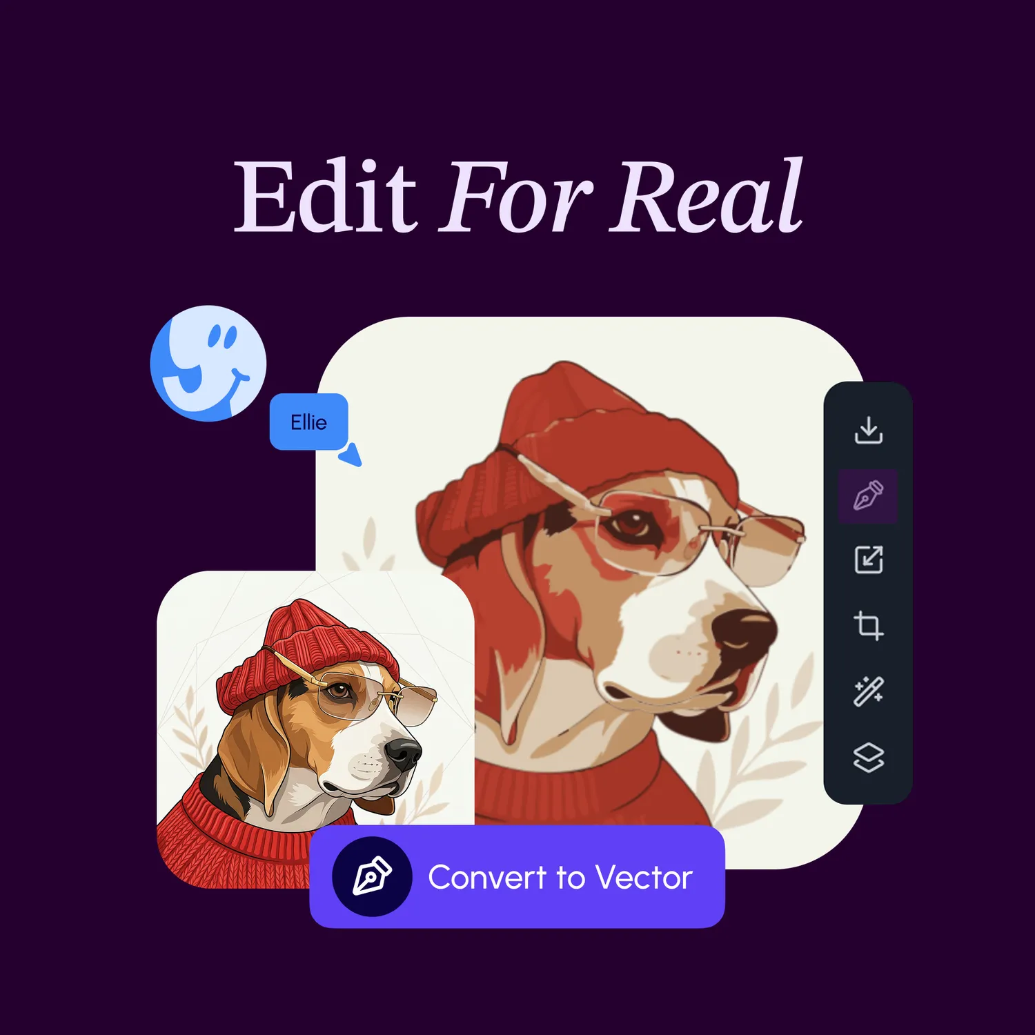 Workflow output on the canvas