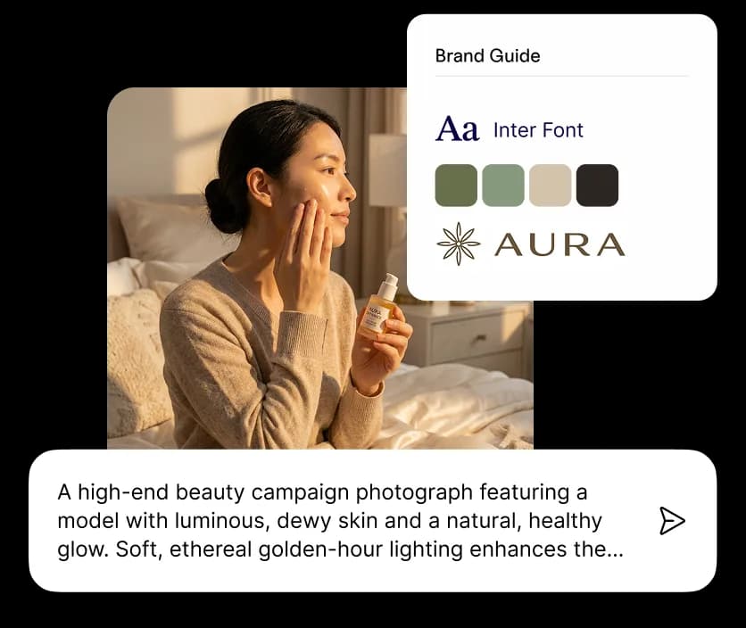 Add your brand guide and design style