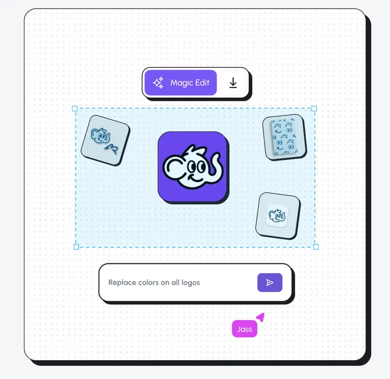 Pen tool and bezier curve editing on the vector canvas