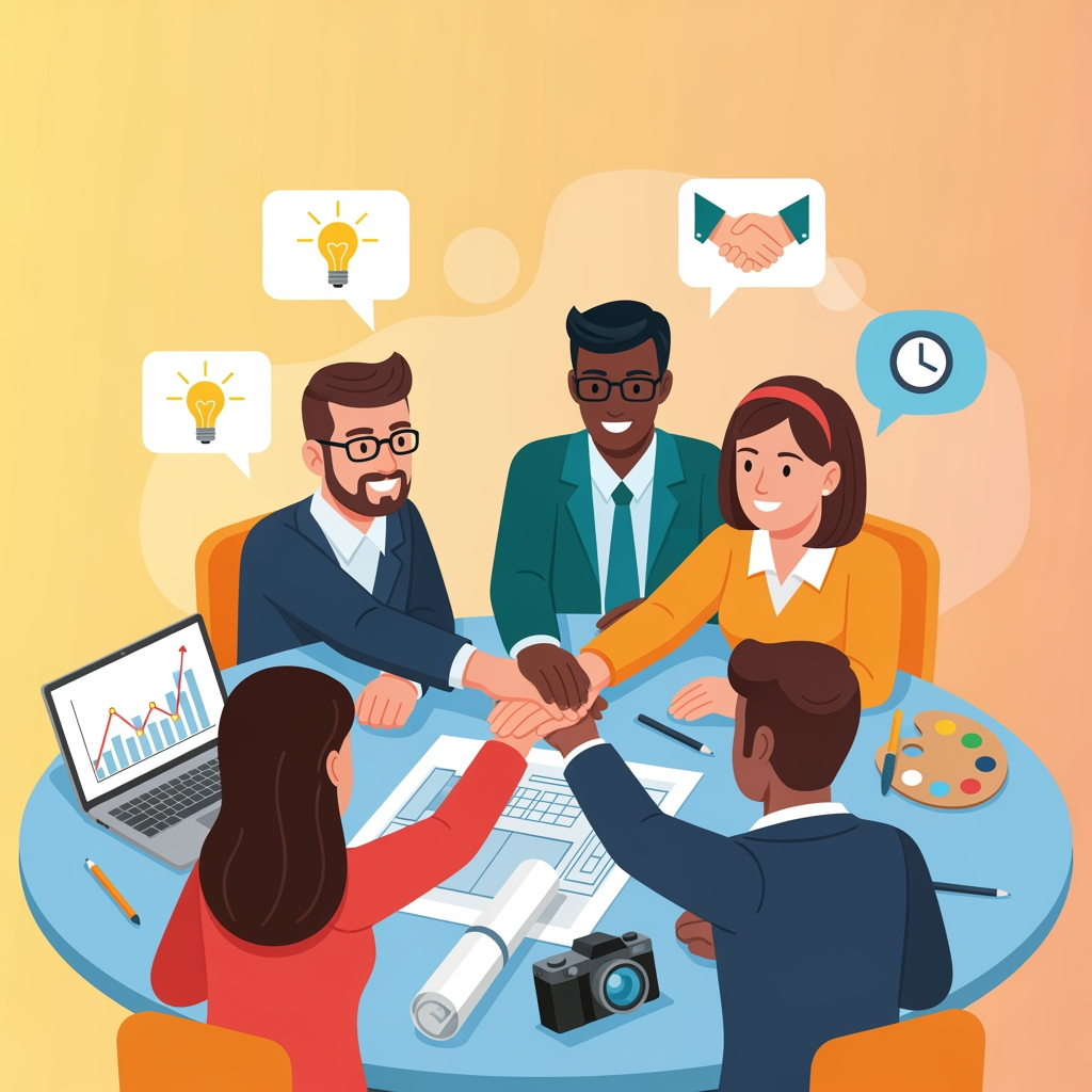 AI Logo Design by Hiding Elephant for It need to look like partnership