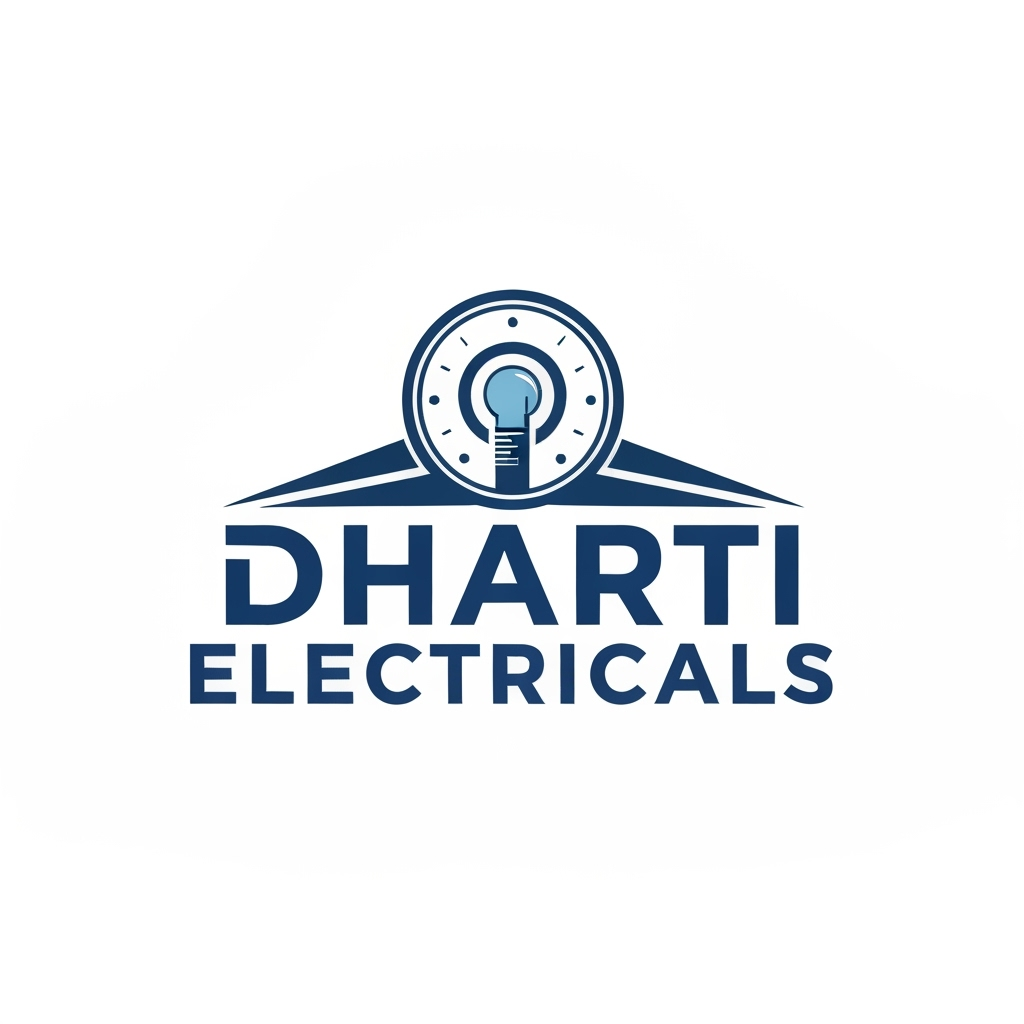 AI Logo Design by Hiding Elephant for "DHARTI ELECTRICALS " logo