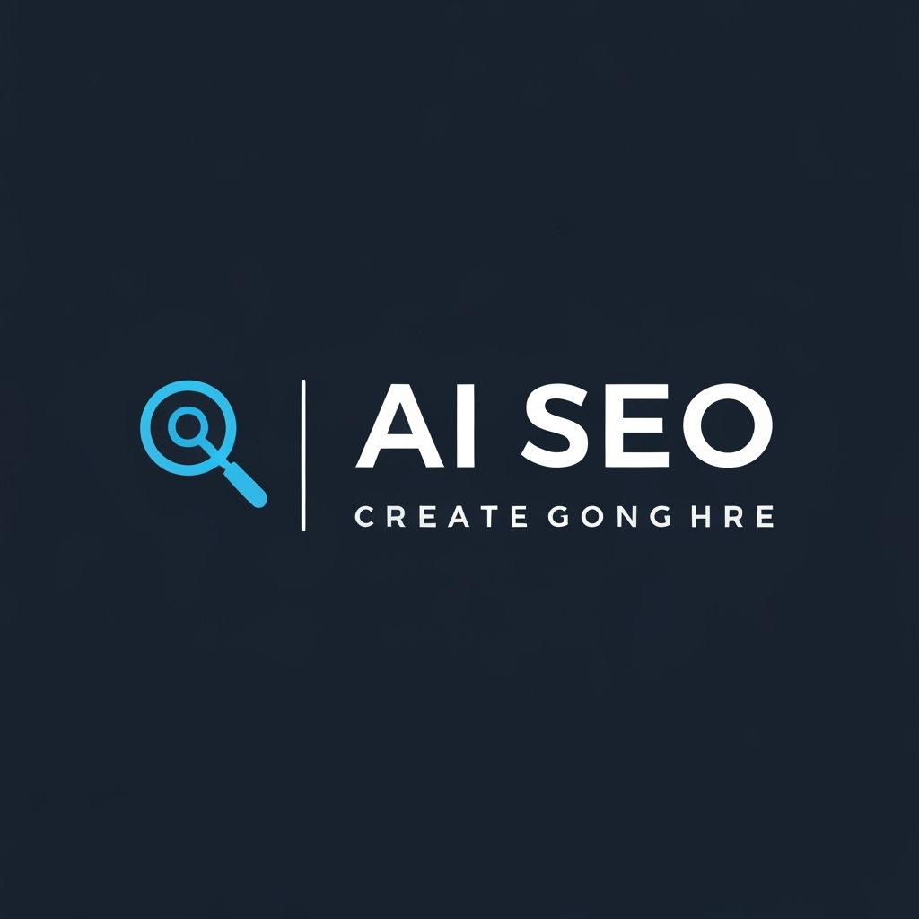 AI Logo Design by Hiding Elephant for hey create a logo of (AI SEO) use search icon and i want left side icon and right side name