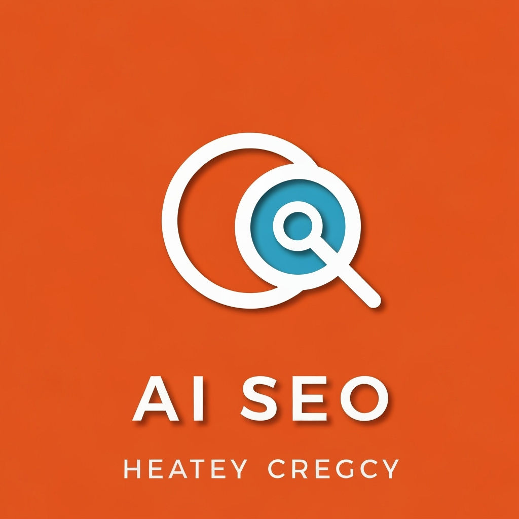 AI Logo Design by Hiding Elephant for hey create a logo of (AI SEO) use search icon