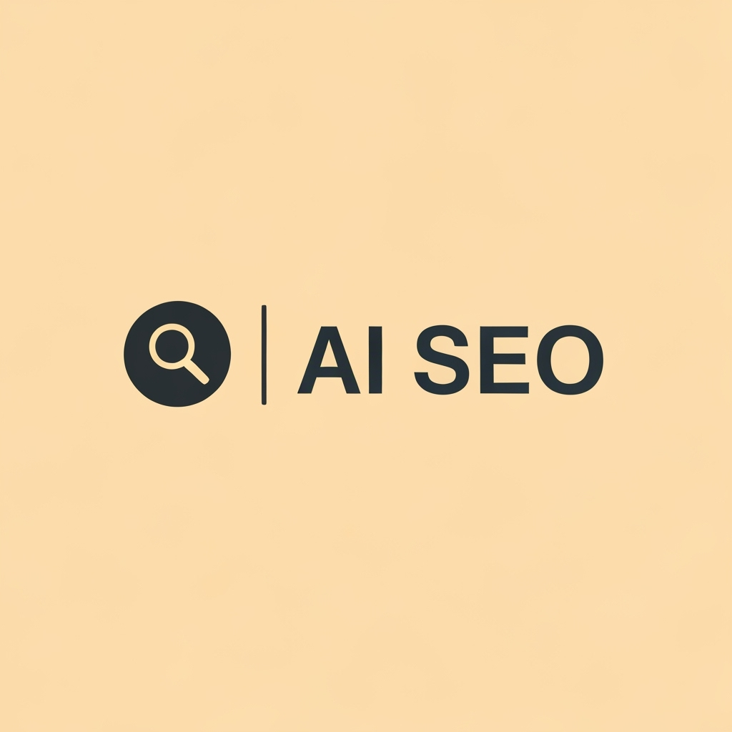 AI Logo Design by Hiding Elephant for hey create a logo of (AI SEO) use search icon and i want left side icon and right side name