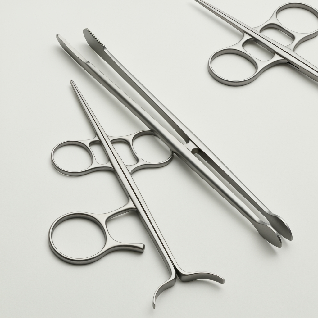 AI Logo Design by Hiding Elephant for FINE SHEAR    surgical instruments