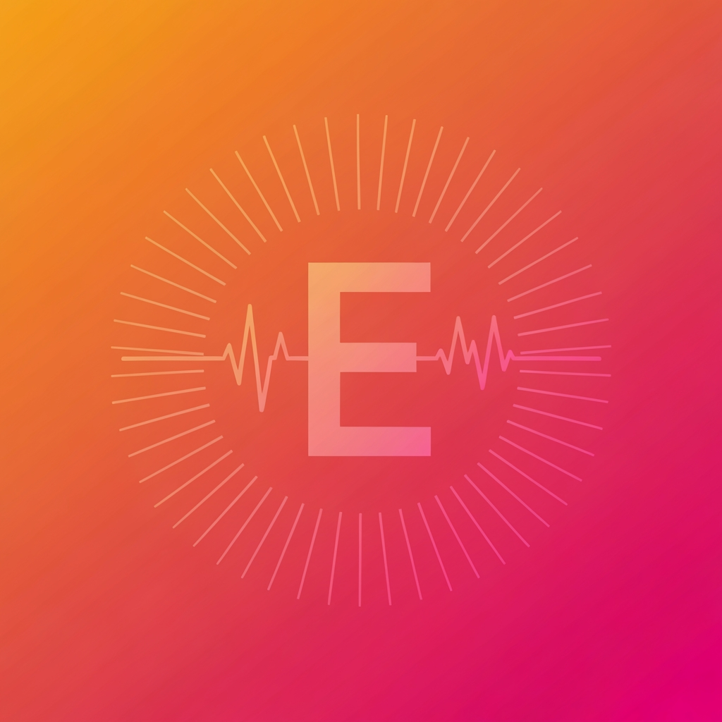 AI Logo Design by Hiding Elephant for A radiating E with pulse waves → signal strength + influence.

Palette: orange → pink gradient (energy + creativity).