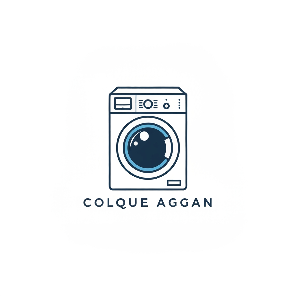 AI Logo Design by Hiding Elephant for washingmachine of logo unique color full
