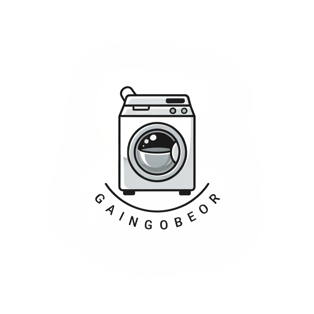 AI Logo Design by Hiding Elephant for washingmachine of logo unique
