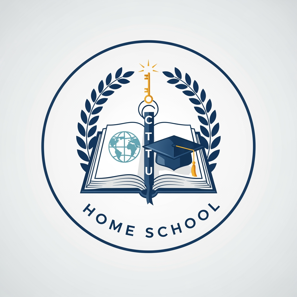 AI Logo Design by Hiding Elephant for ctuhome school logo only icone