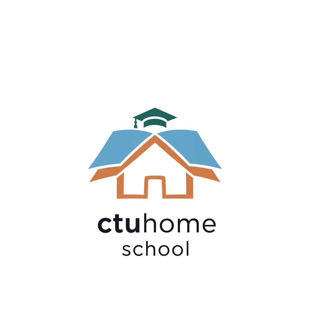 AI Logo Design by Hiding Elephant for ctuhome school logo only icone