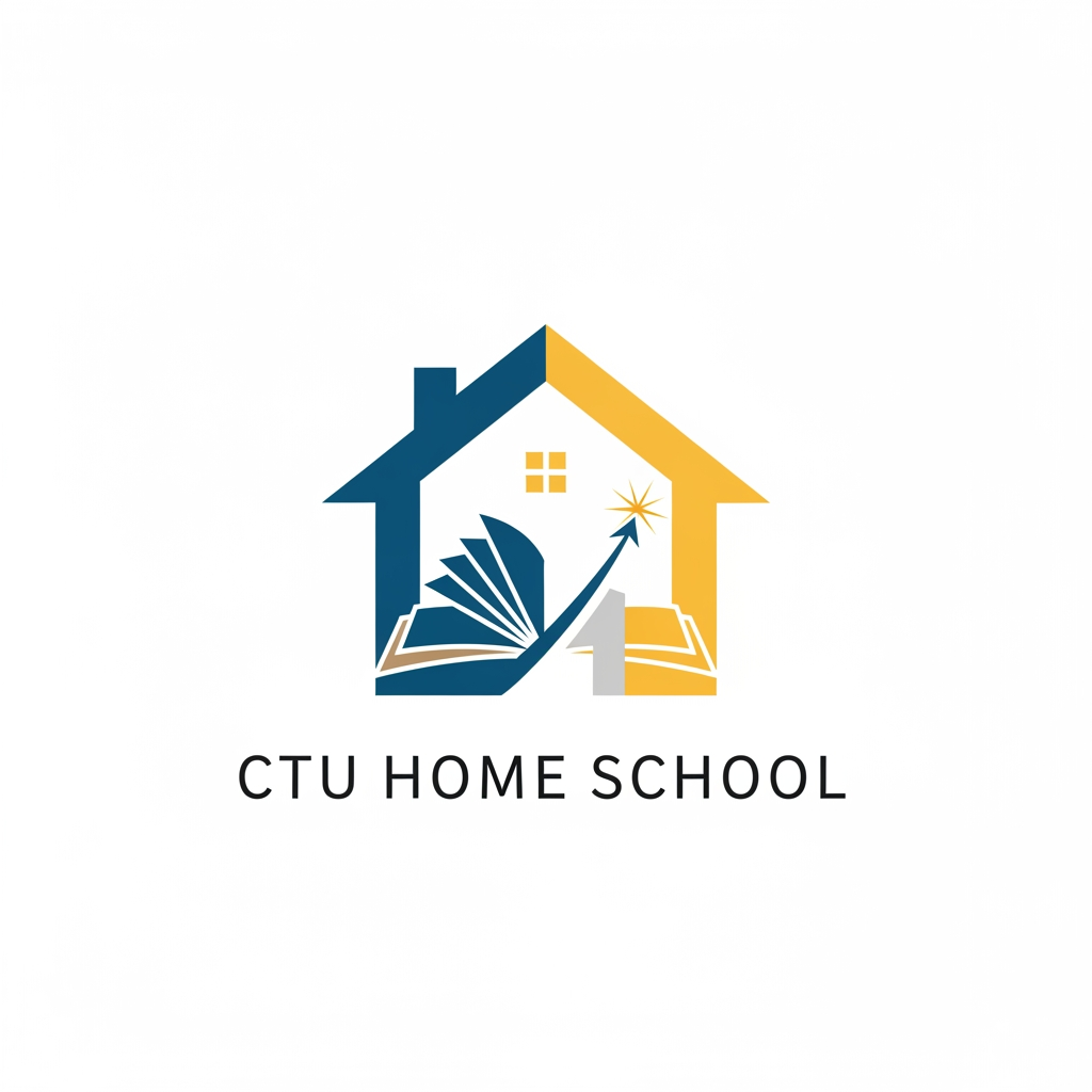 AI Logo Design by Hiding Elephant for ctuhome school logo only icone unique