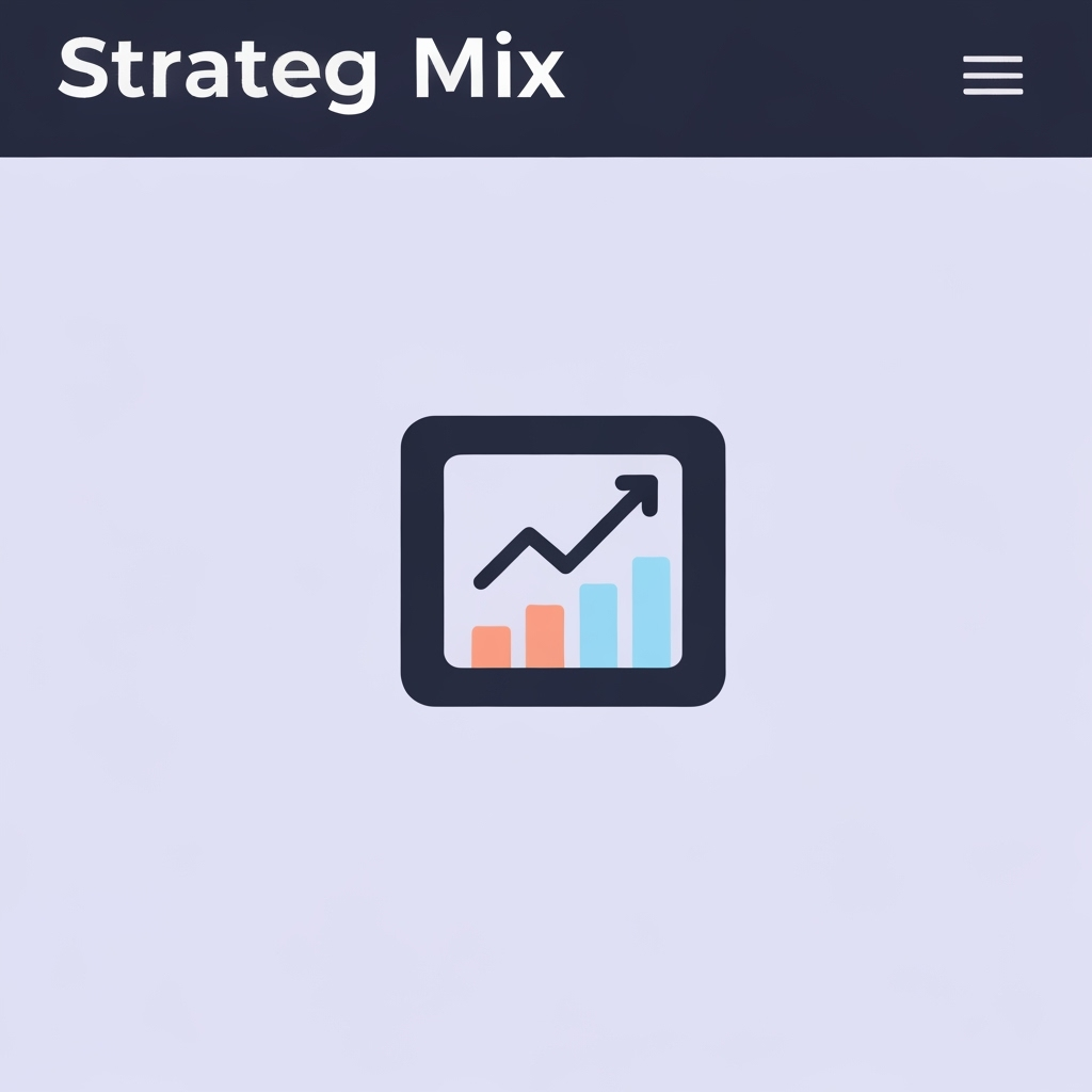 AI Logo Design by Hiding Elephant for strategymix icon for the website. StrategyMix is an AI-powered idea evaluation tool that helps you evaluate your business ideas and make informed decisions. It uses advanced AI algorithms to analyze your business ideas and provide you with a detailed report on the potential of your business.